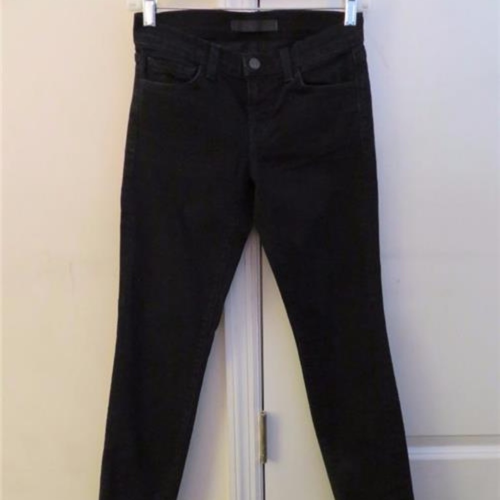 J BRAND "TUDOR SKINNY LEG" DARK NAVY BLUE JEANS 25